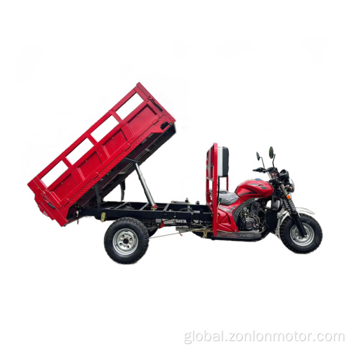 Efficient Dump Tricycle A Tuktuk Tricycle using hydraulic system for unloading Factory